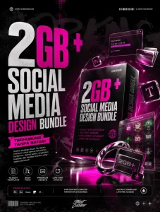 2 GB+ Social Media Design Bundle