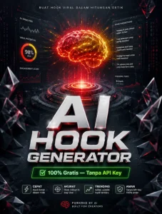 AI Hook Generator 100% Gratis — Tanpa API Key