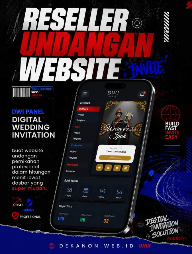 DWI PANEL Reseller Digital Wedding Invitation
