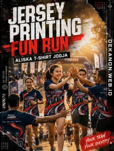 Desain Jersey Printing Fun Run Event