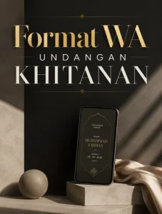 Format WA Undangan Khitanan