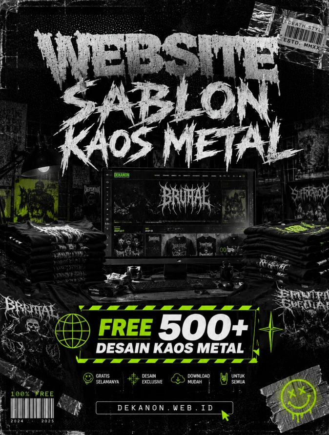 Jasa Pembuatan Website Sablon Kaos Metal