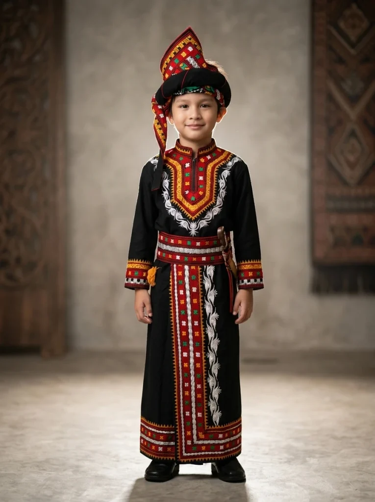 Visual Pakaian Adat Gayo Anak 14