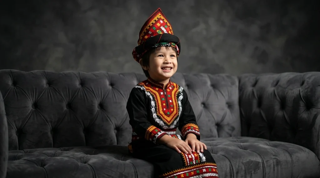 Foto Pakaian Adat Gayo Anak Landscape 3 Resolusi Tinggi