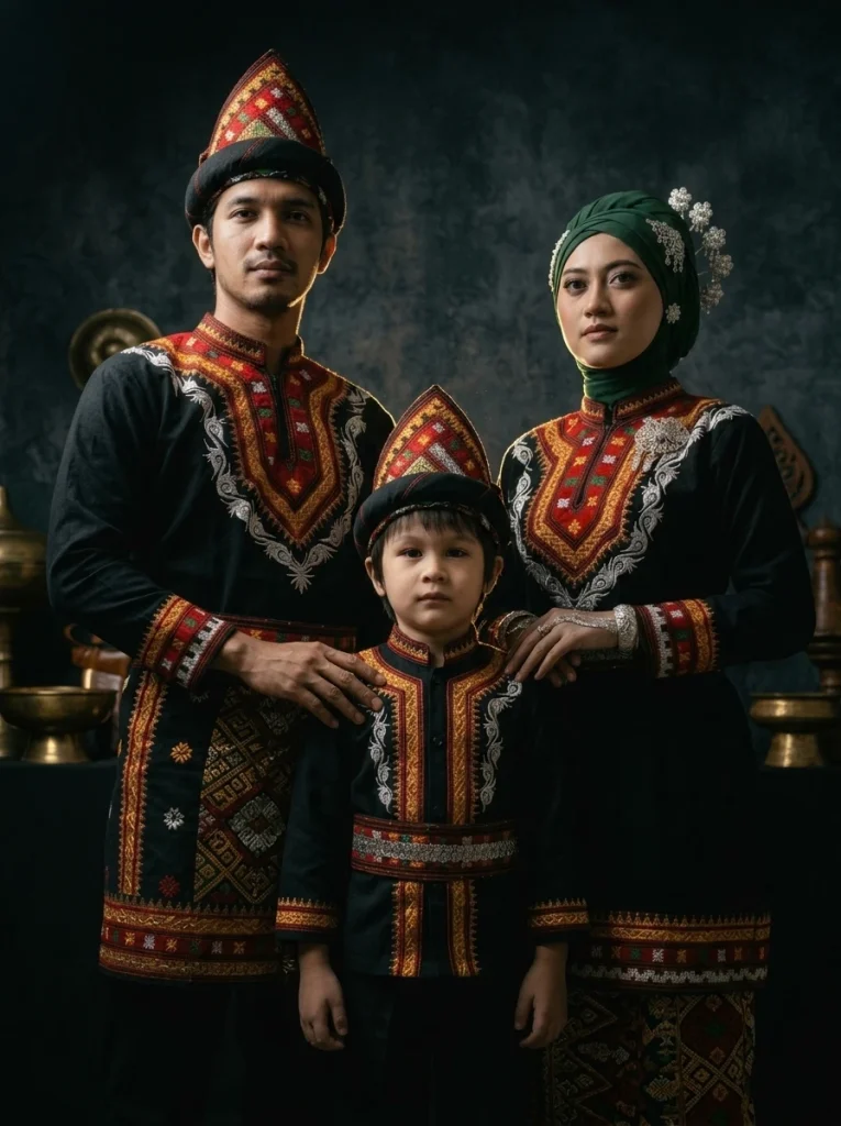 Visual Pakaian Adat Keluarga Gayo 8 Berkualitas