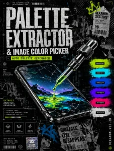 Palette Extractor & Image Color Picker.