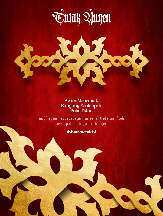 Tulak Angen - Motif Ukiran Ornament Aceh