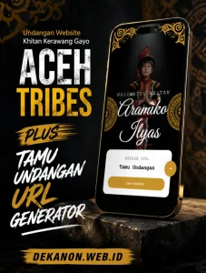 Undangan Website Khitan Kerawang Gayo