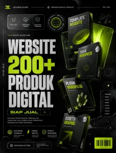 Website 200+ Produk Digital Siap Jual