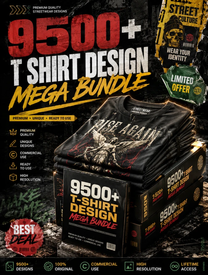 9500+ T shirt Design Mega Bundle