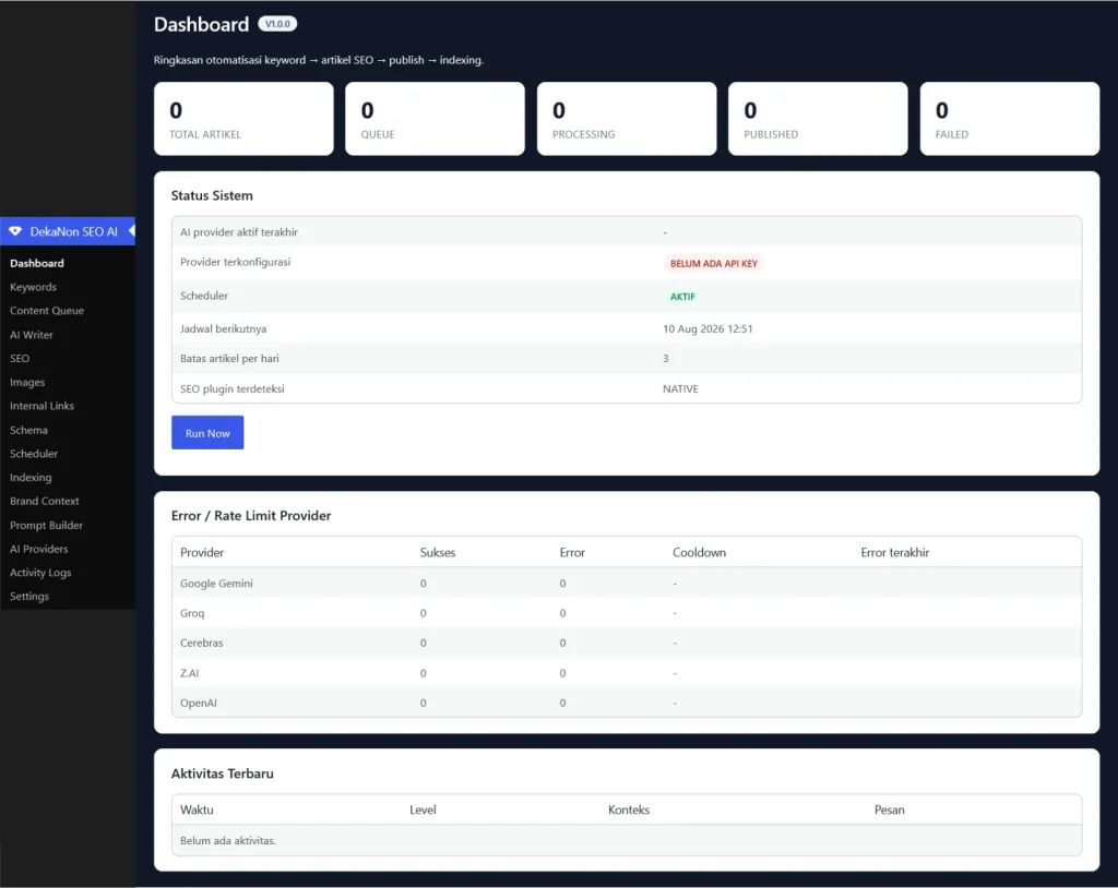 DekaNon Auto SEO AI Plugin