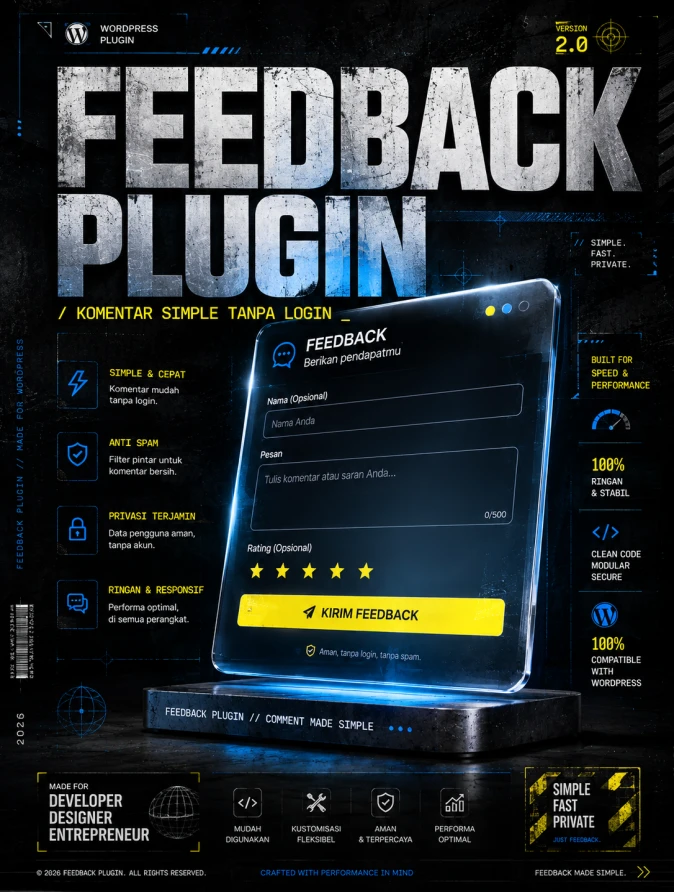 Feedback Plugin – Komentar Simple tanpa Login