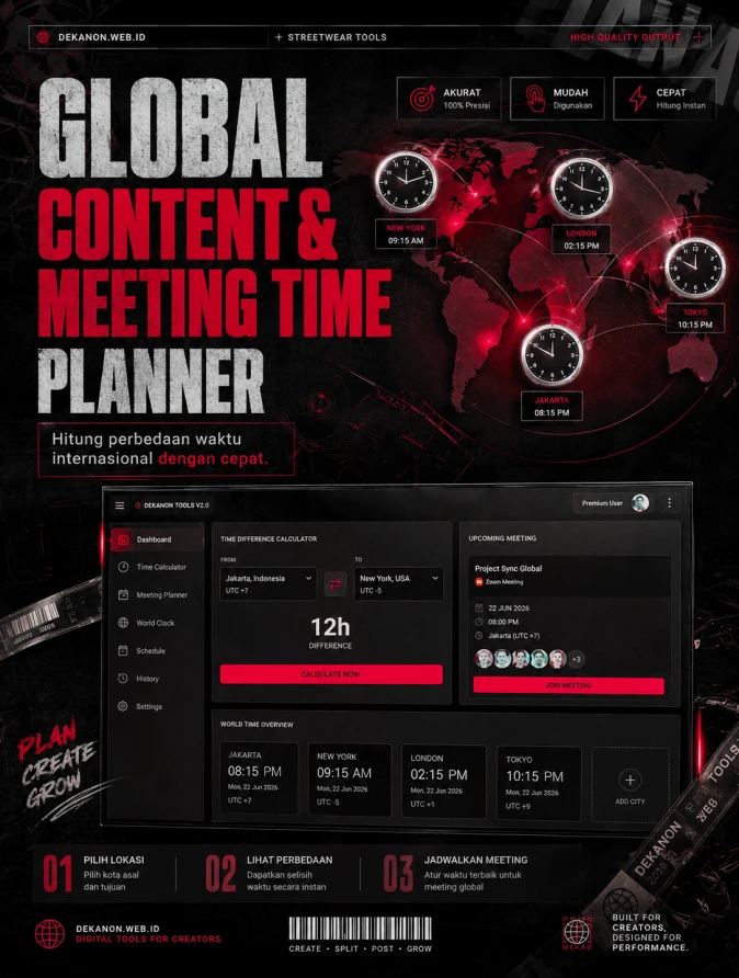 Global Content & Meeting Time Planner