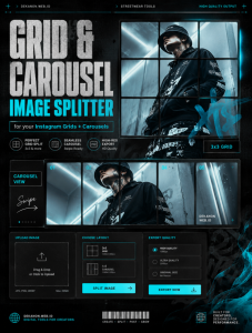 Grid & Carousel Image Splitter