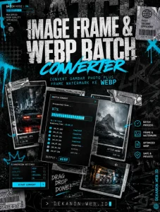 Image Frame & WebP Batch Converter