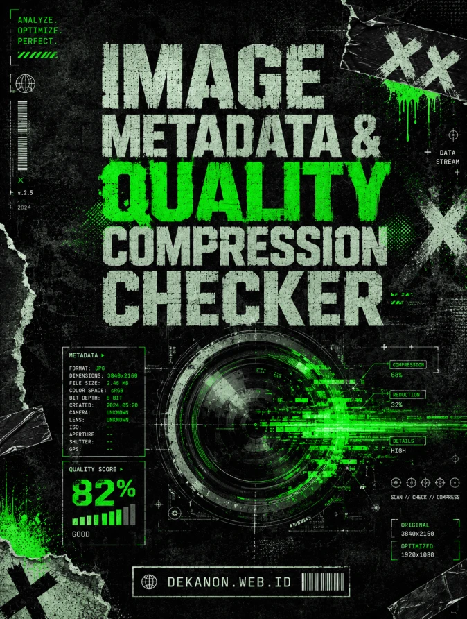 Image Metadata & Quality Compression Checker
