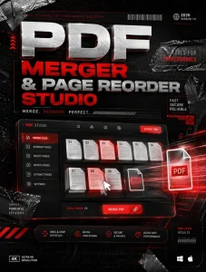 PDF Merger & Page Reorder Studio