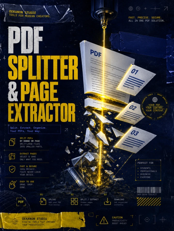 PDF Splitter & Page Extractor Studio