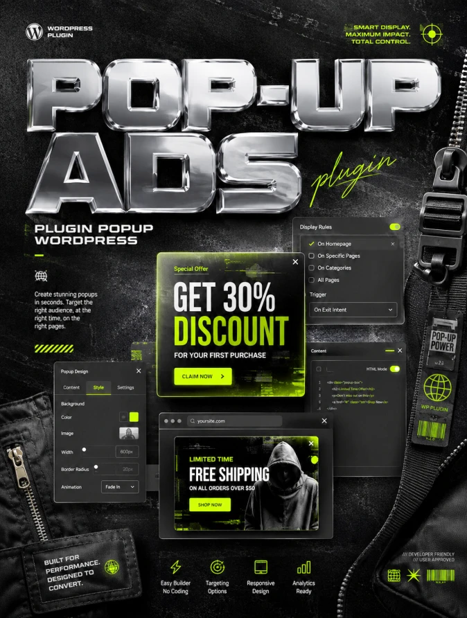 POP-UP ADS Plugin WordPress