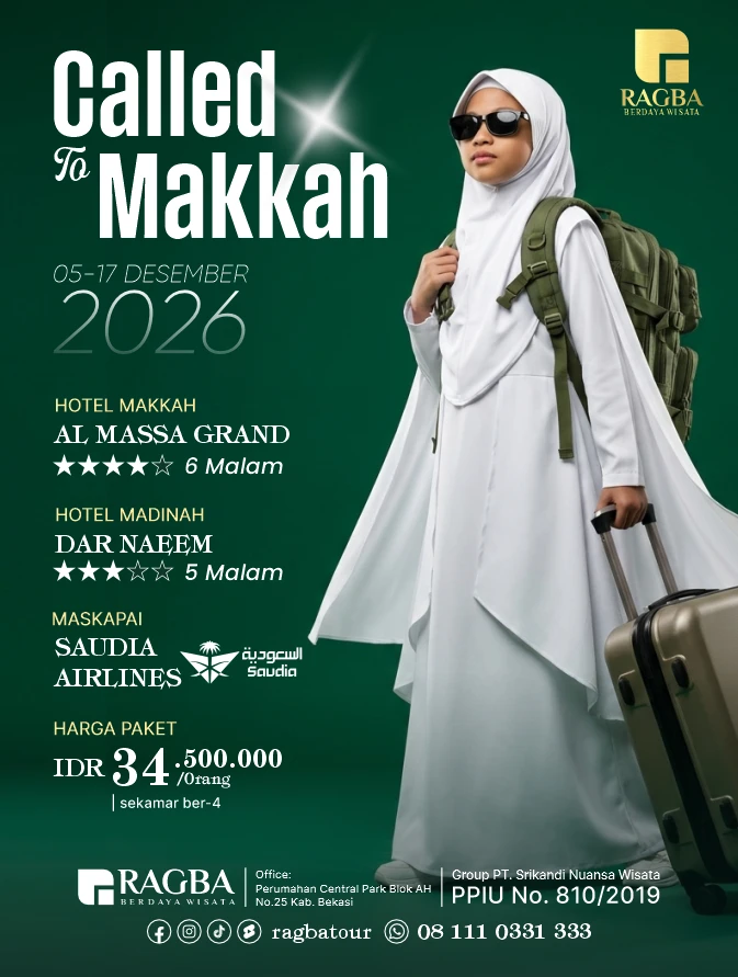 Paket Umroh 13 Hari Desember 2026 – RagBa Tour