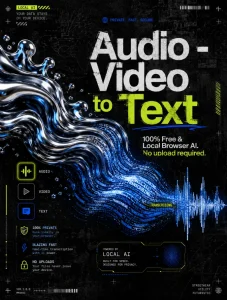 Ubah Audio dan Video Menjadi Teks Otomatis