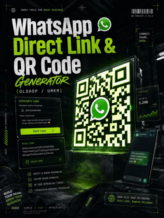 WhatsApp Direct Link & QR Code Generator