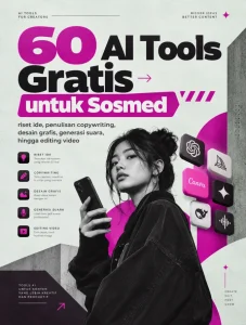 60 AI Tools Gratis untuk Sosmed dari Nol