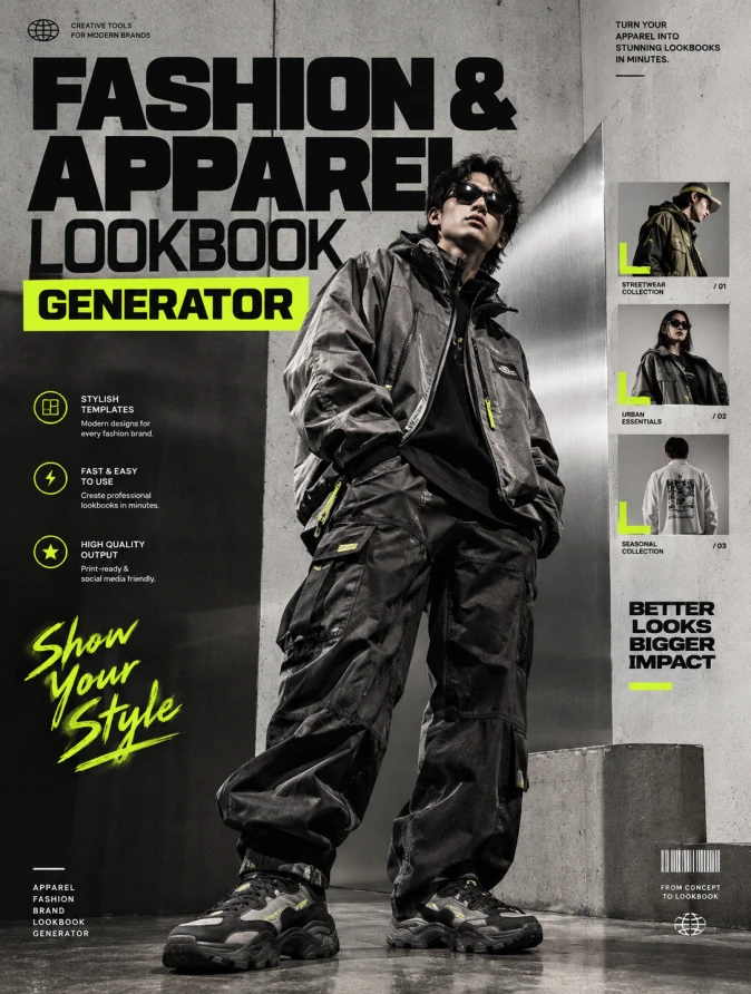 Fashion & Apparel Lookbook Generator