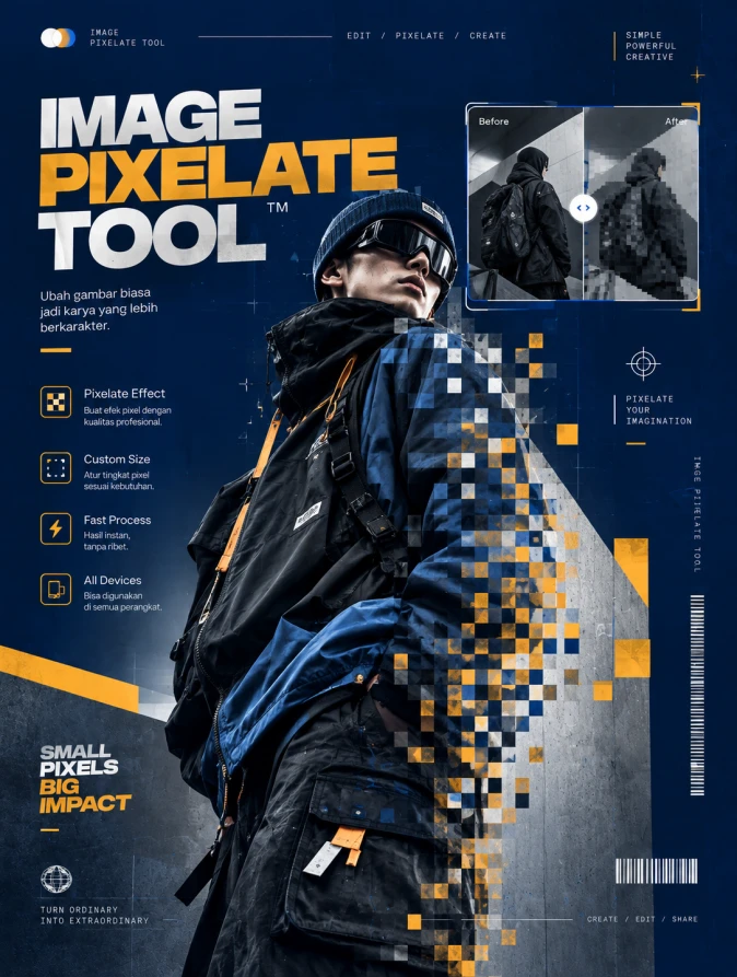 Image Pixelate Tool