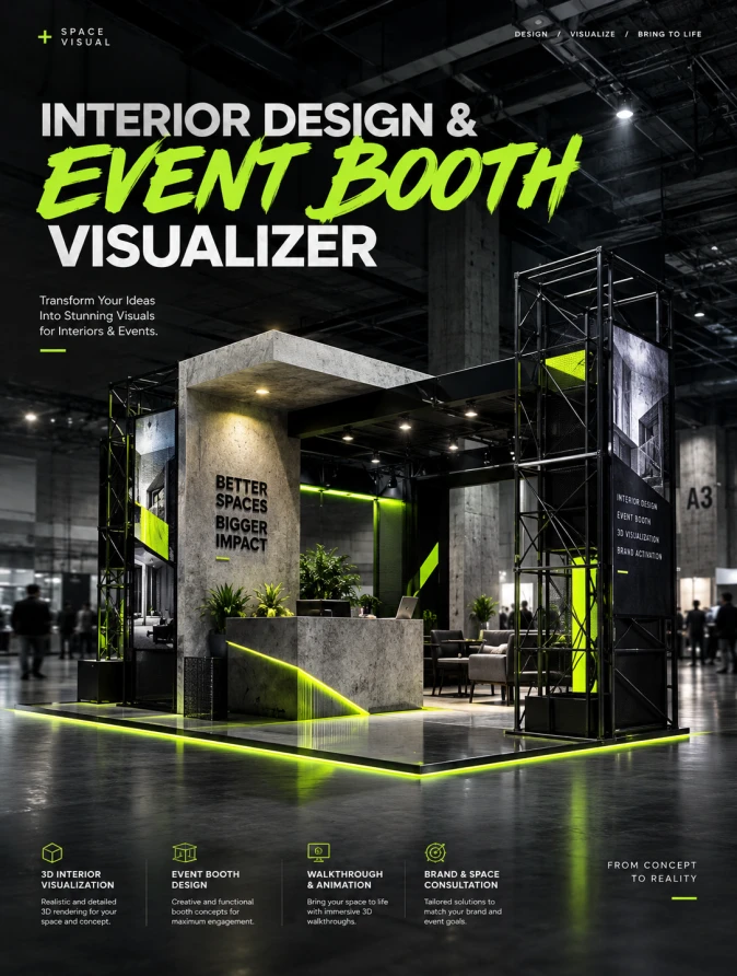 Interior Design & Event Booth Visualizer