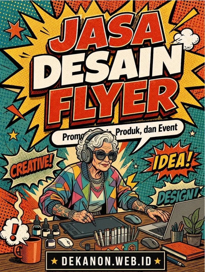 Jasa Desain Flyer Promosi Bisnis, Produk, dan Event
