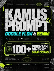 Kamus Prompt Google Flow & Gemini: 100+ Perintah Singkat Siap Copas