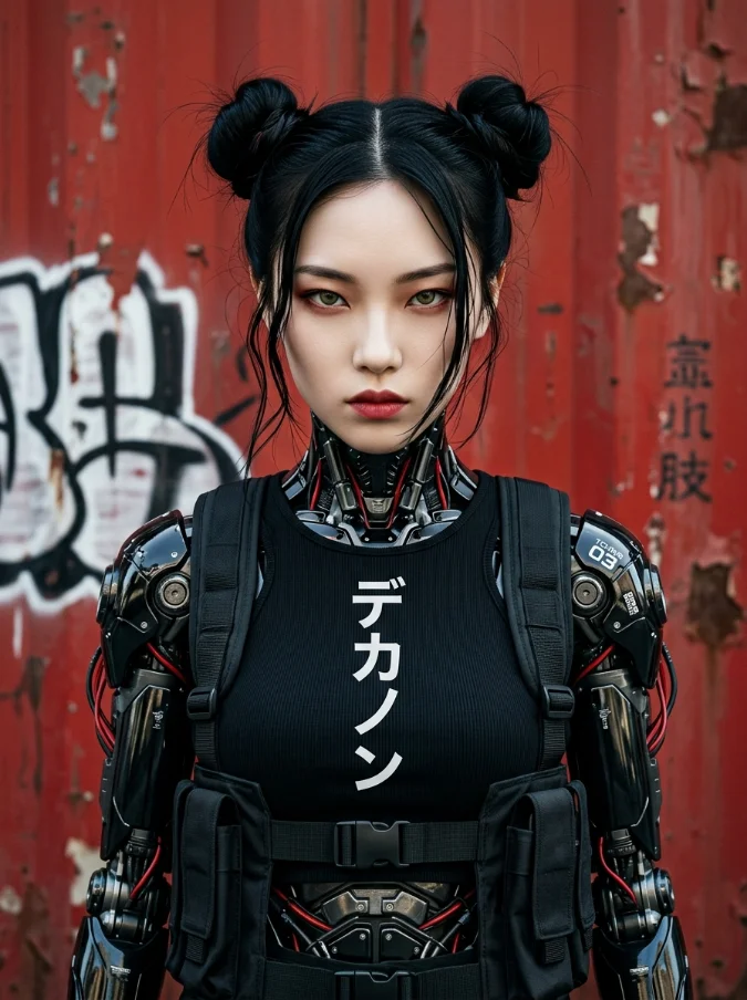cyborg futuristik