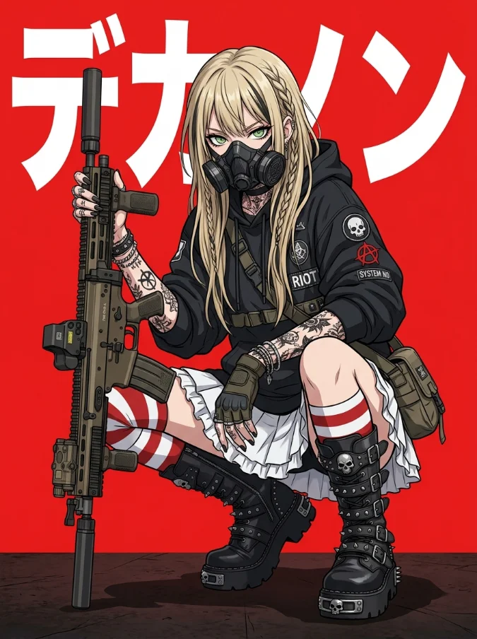 Cyberpunk Merah