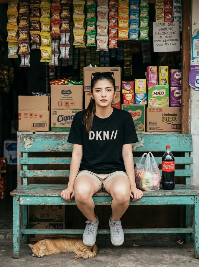Gadis di Depan Warung