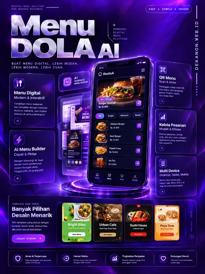 Menu DOLA New Chat, Fast–Pro, Create Video, Hingga Skills