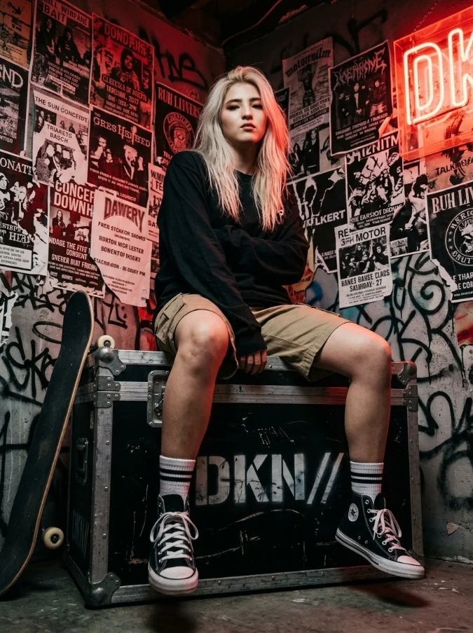 Wanita Grunge Punk